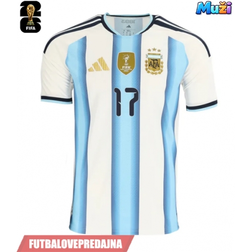 Lacne Muži Futbalové dres Argentína Giuliano Simeone #17 MS 2026 Krátky Rukáv - Domáci